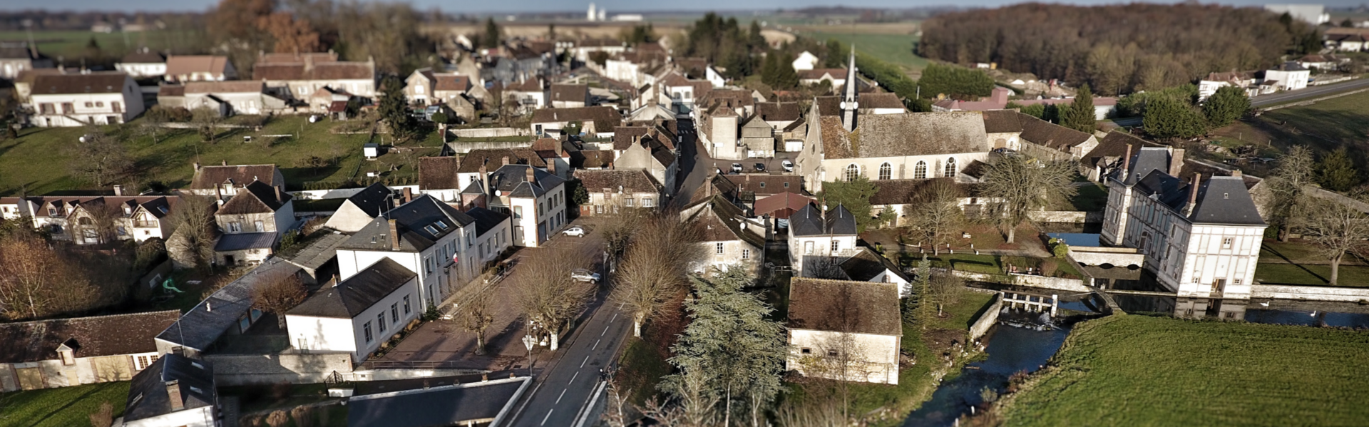 La commune de la Selle-sur-le-Bied dans le Loiret