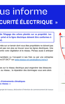 Coupure électrique - Enedis - Visite de ligne